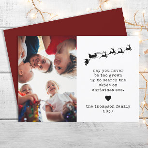 Cartão De Festividades Uma Fotografia Engraçada - Natal Vermelho