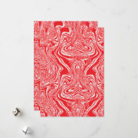 uma imagem vermelha e branca de um padrão num fund