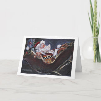 Cartão De Festividades Uma torção moderna em um Natal tradicional