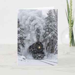 Cartão De Festividades Uma Viagem de Natal