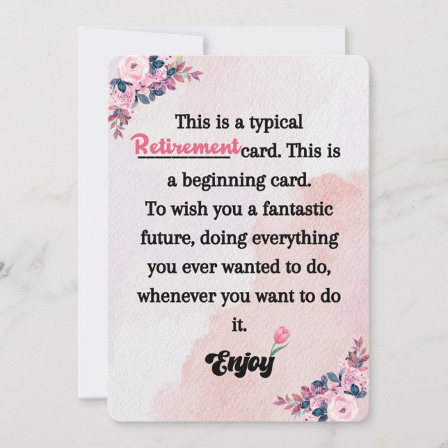 Cartão De Festividades Uma Viagem Poética Em Reforma (Para Ele/Ela) (Frente)