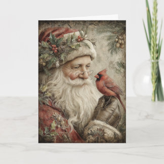 Cartão De Festividades Uma Visita de Natal