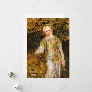 Cartão De Festividades Una e o Leão, 1860 por William Bell Scott