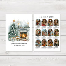 União Reimaginada Aquarela Ano em Revisão