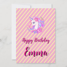 unicórnio & personalize seu nome