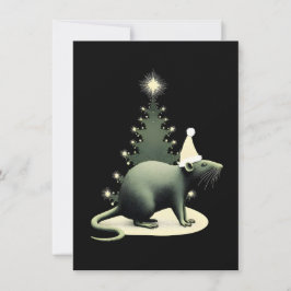 Cartão De Festividades Unique Rat Christmas Cards