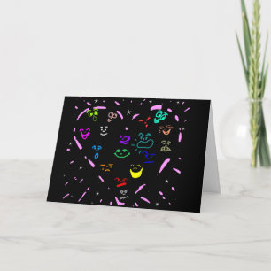 Cartão De Festividades Universal Holiday Card of Unconditional Love