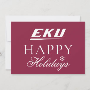 Cartão De Festividades Universidade de Kentucky Oriental EKU