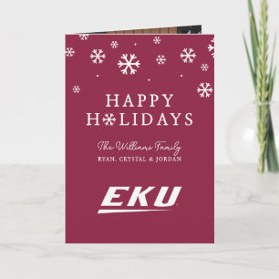 Cartão De Festividades Universidade de Kentucky Oriental EKU