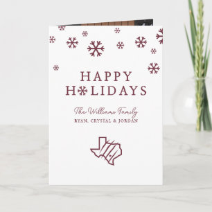 Cartão De Festividades Universidade do Texas A&M - San Antonio   Logotipo