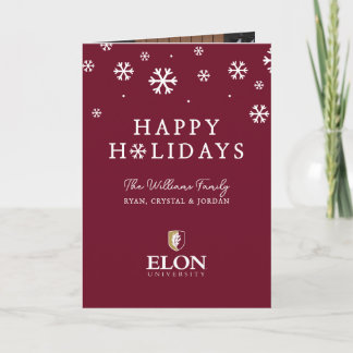 Cartão De Festividades Universidade Elon