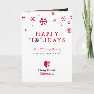 Cartão De Festividades Universidade Stony Brook | Wordmark