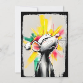 Cartão De Festividades Urban Rat Christmas Cards