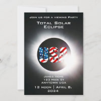 US FLAG Elipse solar total, 8 de abril de 2024