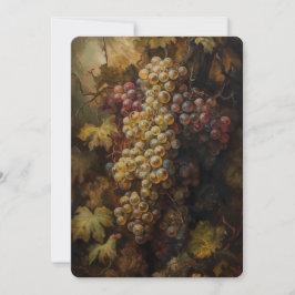 Cartão De Festividades Uvas Antigas