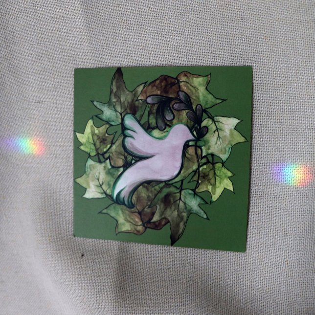 Cartão De Festividades Vaga da Paz na Terra e da Esperança pela Paz Mundi (Criador carregado)