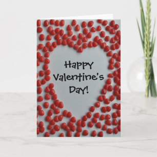 Cartão De Festividades valentine candy heart Happy Valentine's Day card