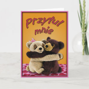 Cartão De Festividades Valentine Card in Polish