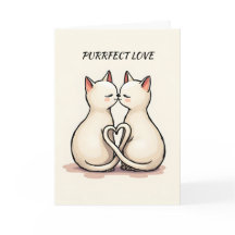 Valentine Cats Card