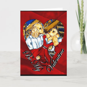 Cartão De Festividades Valentine Cocker Spaniel
