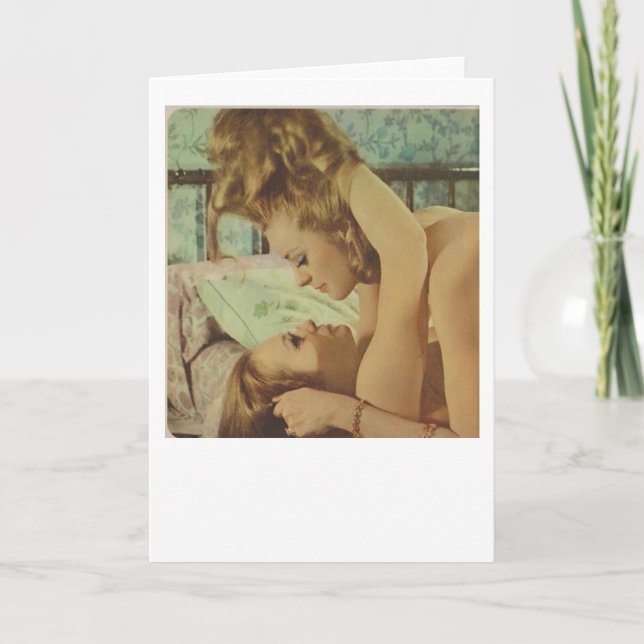 Cartão De Festividades Valentine. do cabelo (Frente)