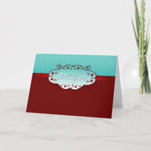 Cartão De Festividades Valentine - For Daughter