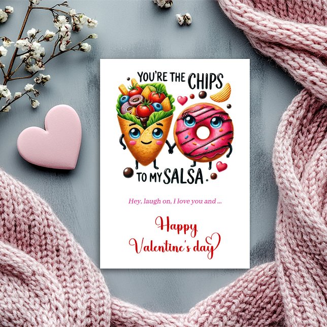 Cartão De Festividades Valentine’s Day Card Funny Fruit Pun Love Quote (Valentine’s Day Card Funny Fruit Pun Love Quote)