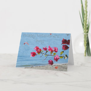 Cartão De Festividades Valentine's Beach Card