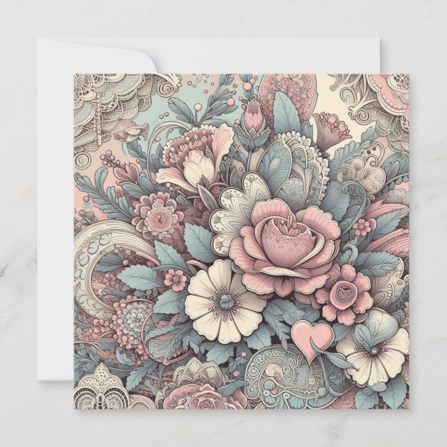 Cartão De Festividades Valentines Day Card by DarkerButOlder 2 (Frente)