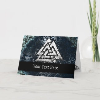 Cartão De Festividades Valknut~ (Wavy)