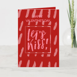 Cartão De Festividades Vamos Beijar no Dia dos Namorados