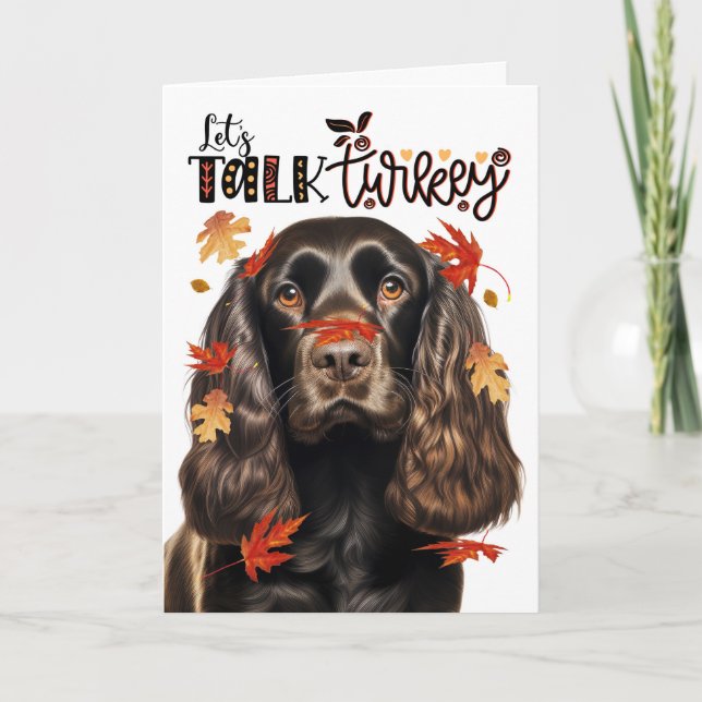 Cartão De Festividades Vamos de Chocolate de Ação de Graças na Turquia (Frente)