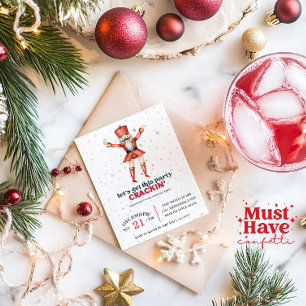 Cartão De Festividades Vamos de Noz-de-Natal Traga esta festa