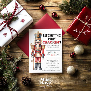 Cartão De Festividades Vamos de Noz-de-Natal Traga esta festa