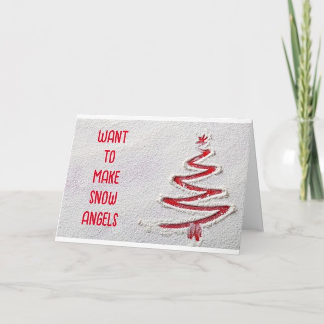 CARTÃO DE FESTIVIDADES VAMOS LEVE UM "FOGO" E CELEBRE O NATAL HOLIDA (Frente)