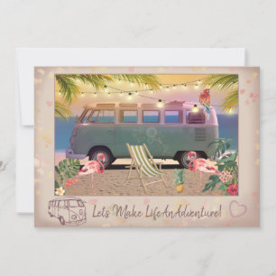 Cartão De Festividades Vamos Torna A Vida Uma Aventura