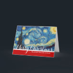 Cartão De Festividades Van Gogh Starry Night Classism Arte<br><div class="desc">Pintura de Noite Estrelada - Esta é a obra-prima Vincent Van Gogh,  The Starry Night 1889.</div>