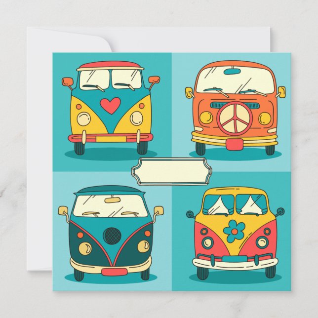 Cartão De Festividades Vans Retroativas  (Frente)