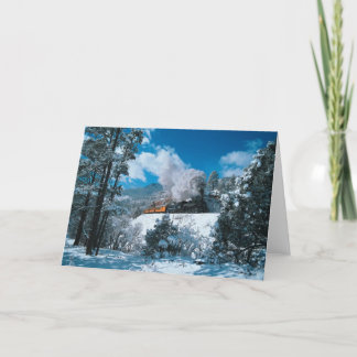 Cartão De Festividades Vapor de Inverno