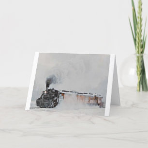 Cartão De Festividades Vapor de inverno