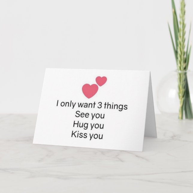 CARTÃO DE FESTIVIDADES **VEJO VOCÊ BEIJAR COM VOCÊ** NO NATAL (Frente)