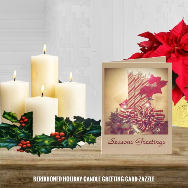 Cartão De Festividades Vela de Feriado Beribdesossada (Criador carregado)