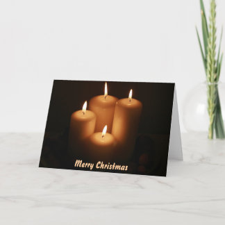 Cartão De Festividades Velas