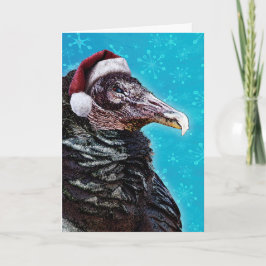 Cartão De Festividades Velho e Louco Natal