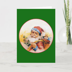 CARTÃO DE FESTIVIDADES VELHO PAPAI NOEL