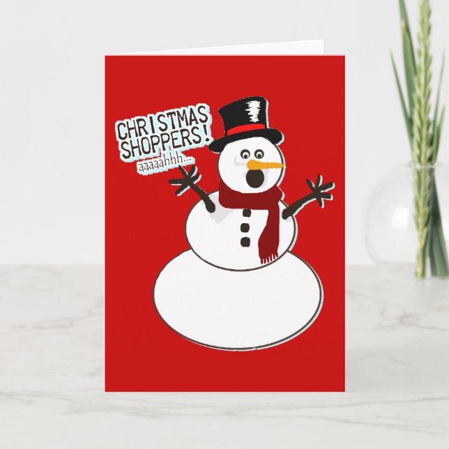 Cartão De Festividades Vendedores de Natal! (Frente)