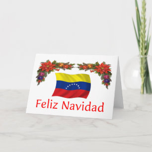 Cartão De Festividades Venezuela Natal
