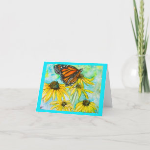 Cartão De Festividades Verão no Jardim