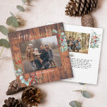 Cartão De Festividades Verde Botânico Madeira de cereja russa com aquarel<br><div class="desc">Você vai adorar estes bonitos cartões de Natal! Eles apresentam arranjos botânicos de aquarela com névoa,  ramificações de pínus,  bagas e hálito de bebês.</div>