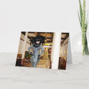 Cartão De Festividades Verdi's Driskill Hotel Christmas in Austin, Texas